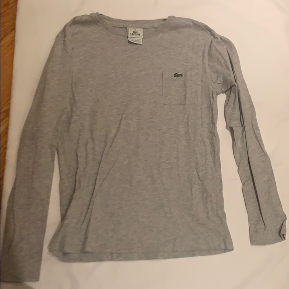 Lacoste long sleeve shirt sz 12